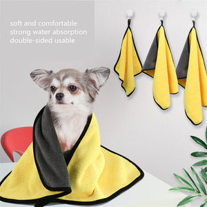 Quick-drying Bath Microfibre Towel For Dogs